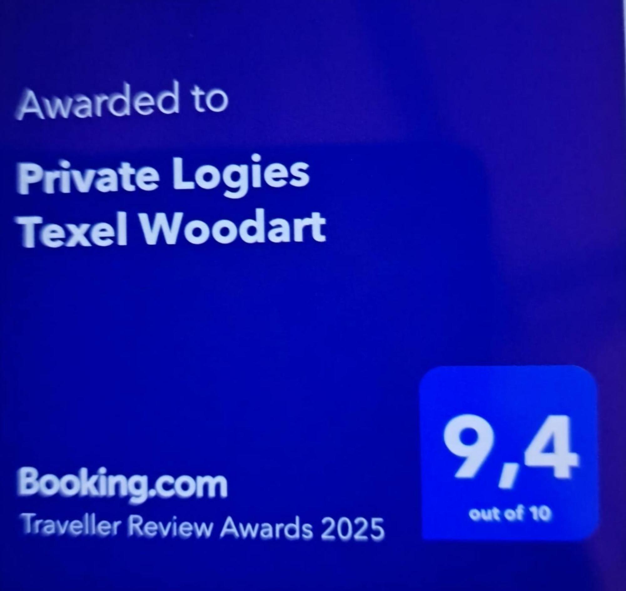 Private Logies Texel Woodart Midden-Eierland Εξωτερικό φωτογραφία